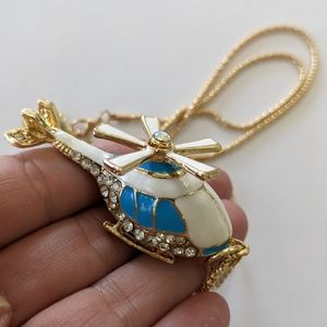RARE BJ HELICOPTER NECKLACE